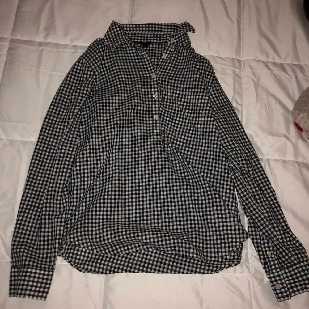 Aeropostale plaid quarter button up